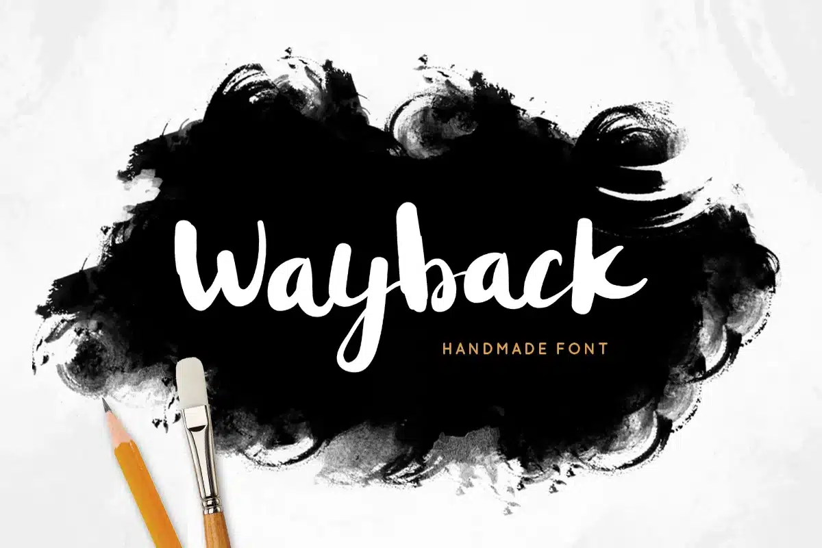Wayback Font font preview