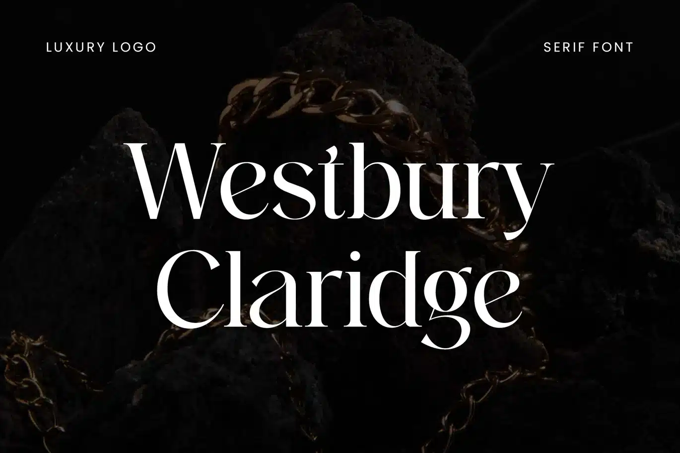 Westbury Claridge Logo Serif Font font preview