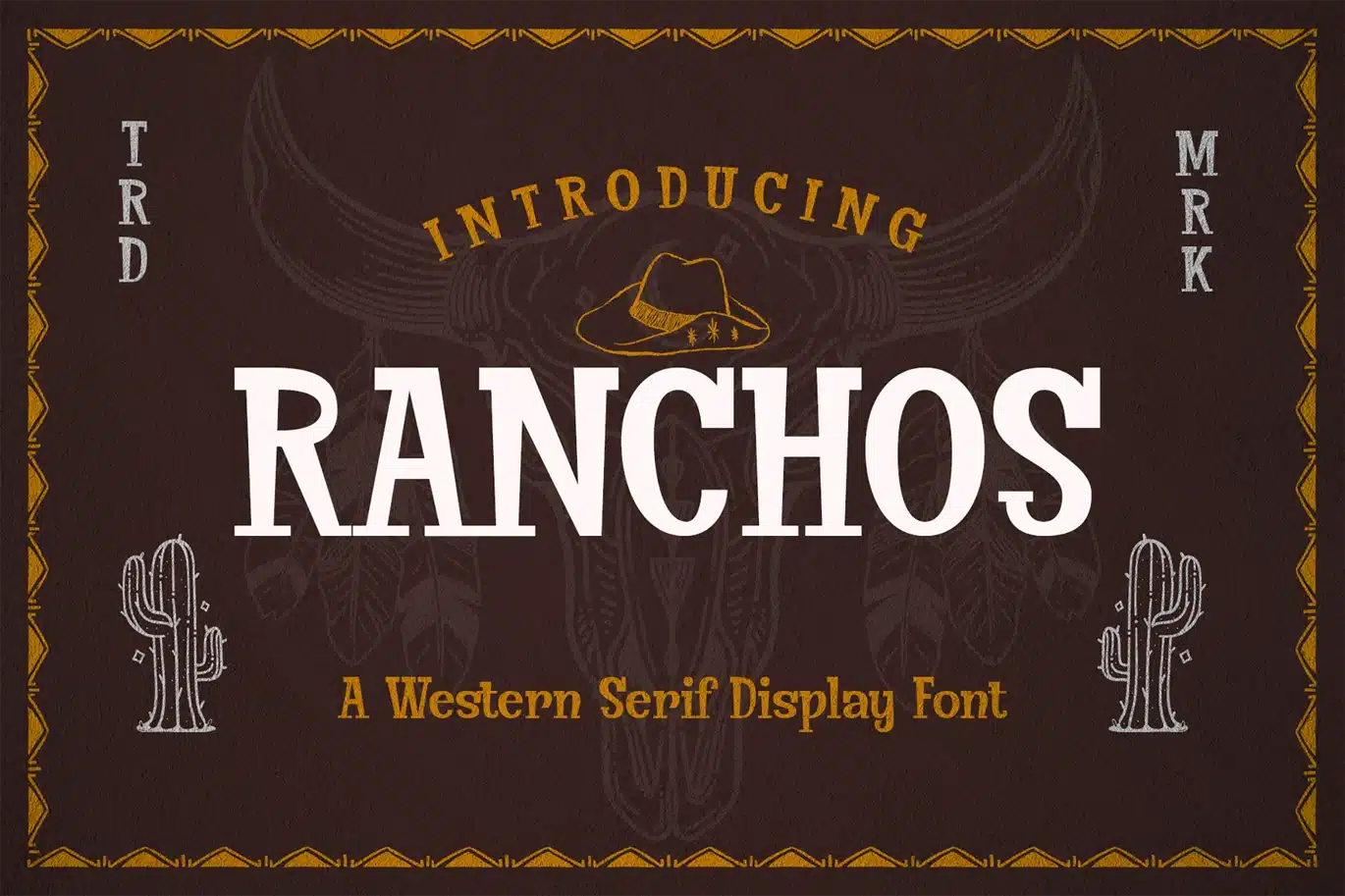 Western Display – Ranchos Font font preview