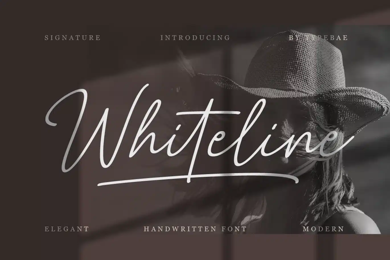 Whiteline – Signature Script Font font preview