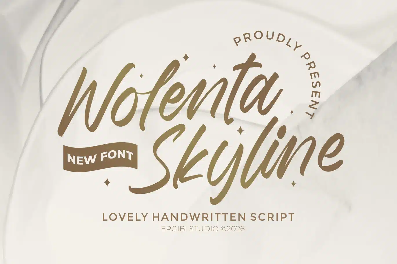 Wolenta Skyline Font font preview