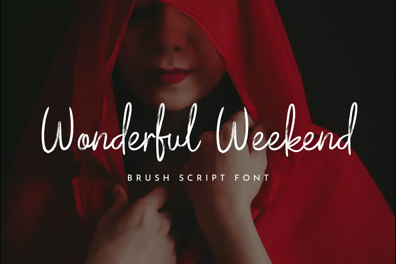 Wondeful Weekend Brush Handwritten Font font preview