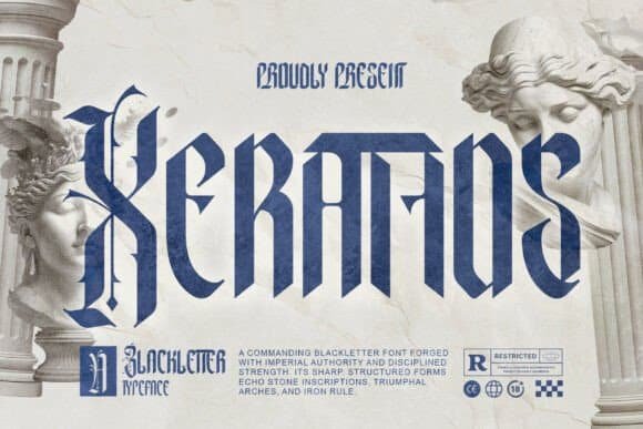 Xerathos Font font preview