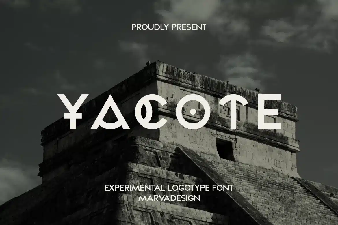 Yacote – Display Sans Font font preview