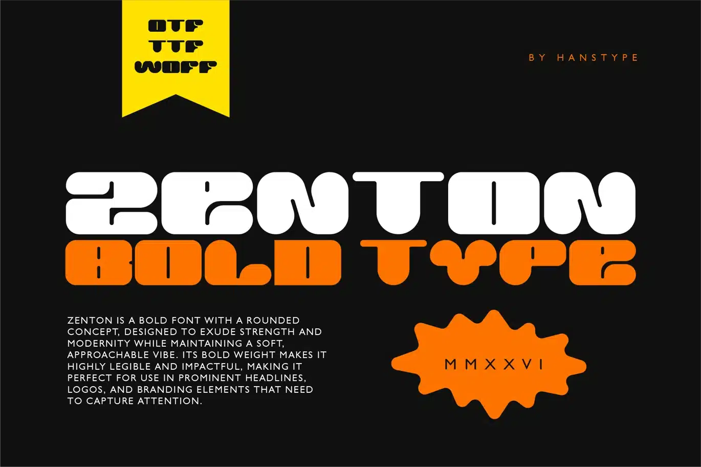 Zenton – Bold Display Font font preview