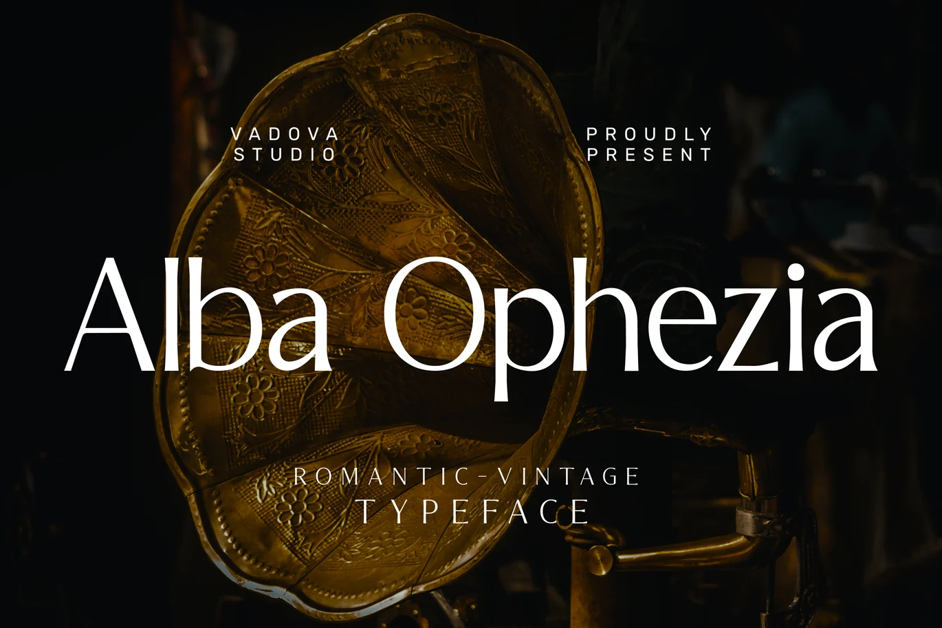 Alba Ophezia Romantic Vintage Font font preview