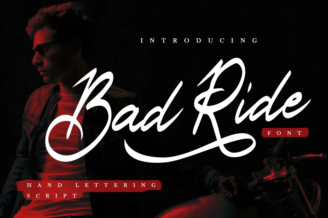 Bad Ride – Handlettering Script Font font preview