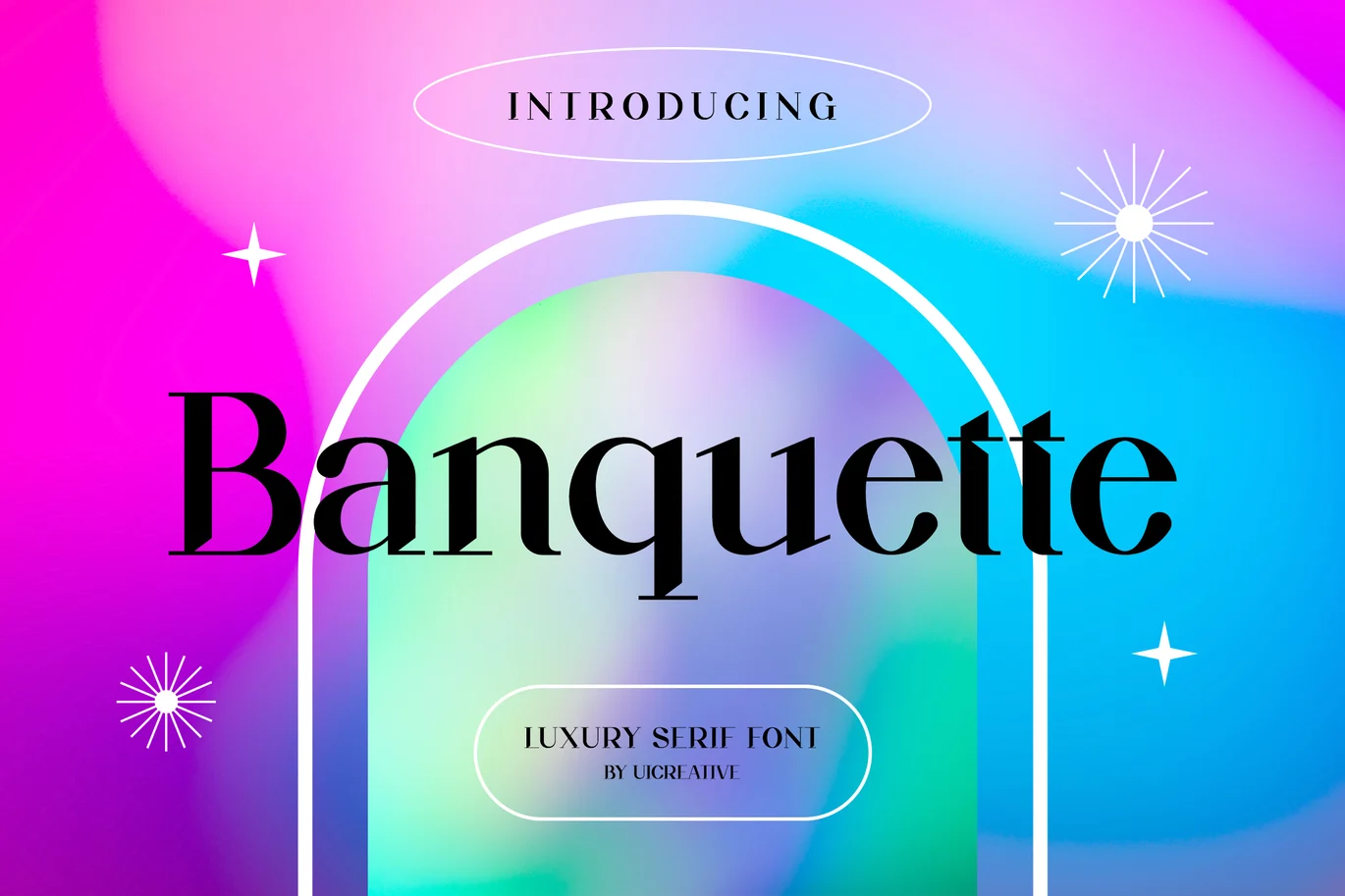 Banquette Luxury Serif Font font preview