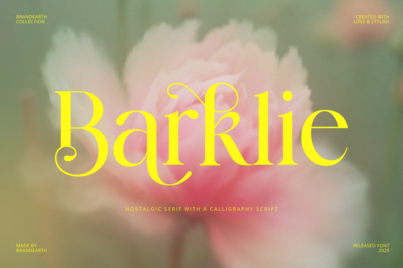 Barklie Luxury Bold Font font preview
