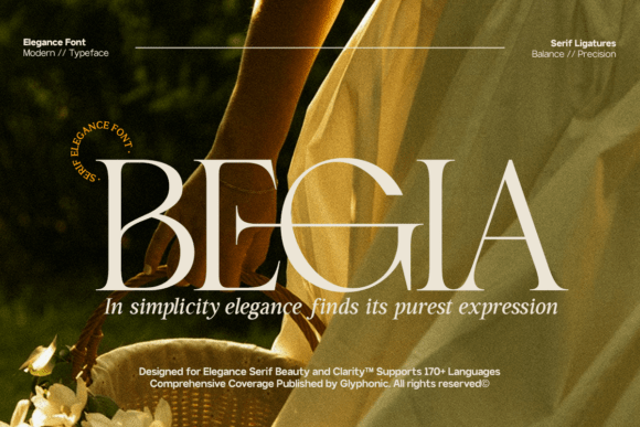 Begia Font font preview