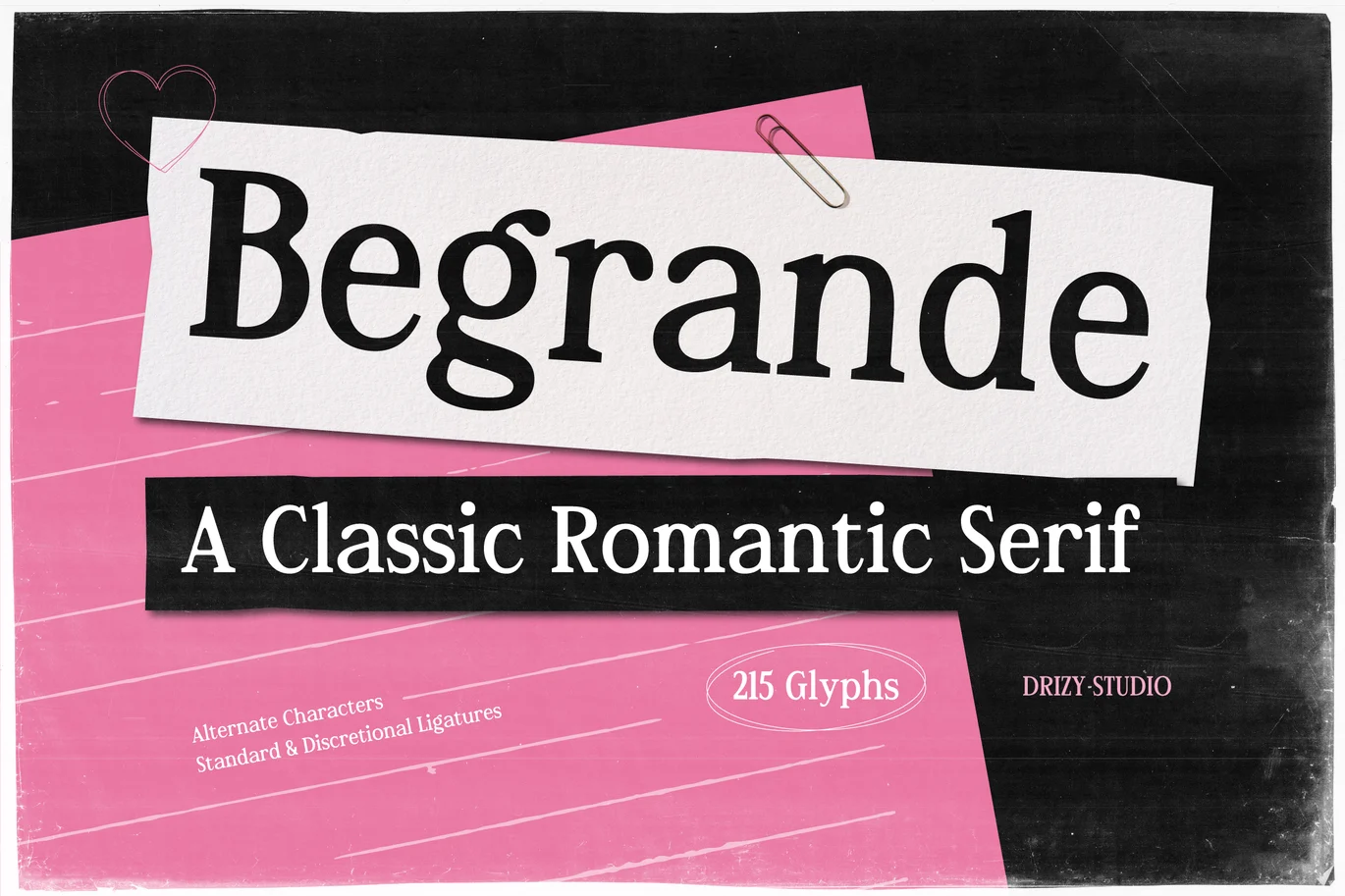 Begrande – Classic Romantic Serif Font font preview