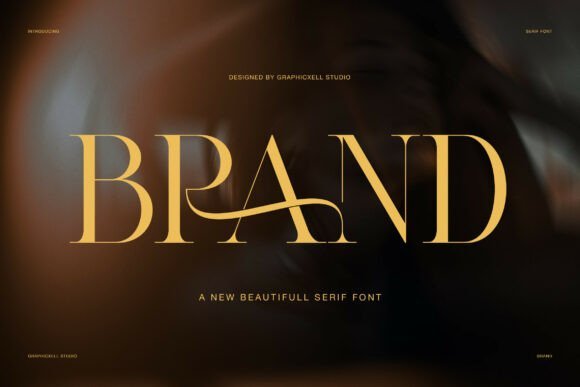 Brand Font font preview