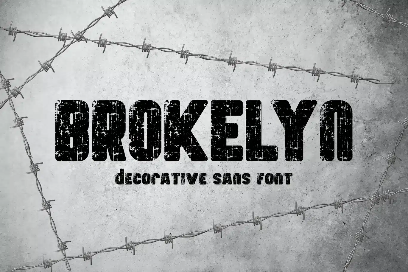 Brokelyn – Font font preview