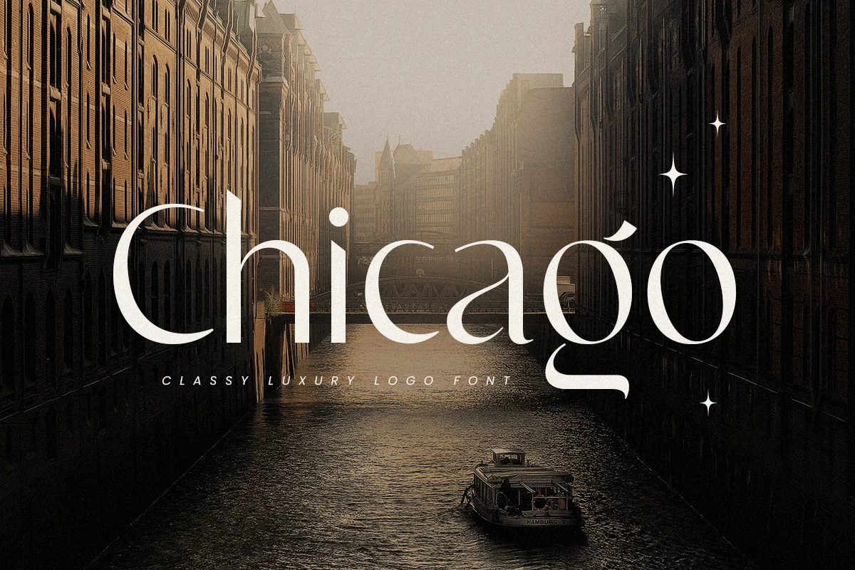 Chicago – Classy Luxury Logo Font font preview