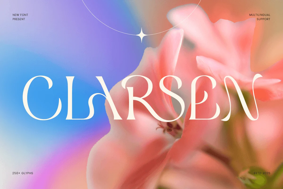 Clarsen – Modern Luxury Logo Font font preview