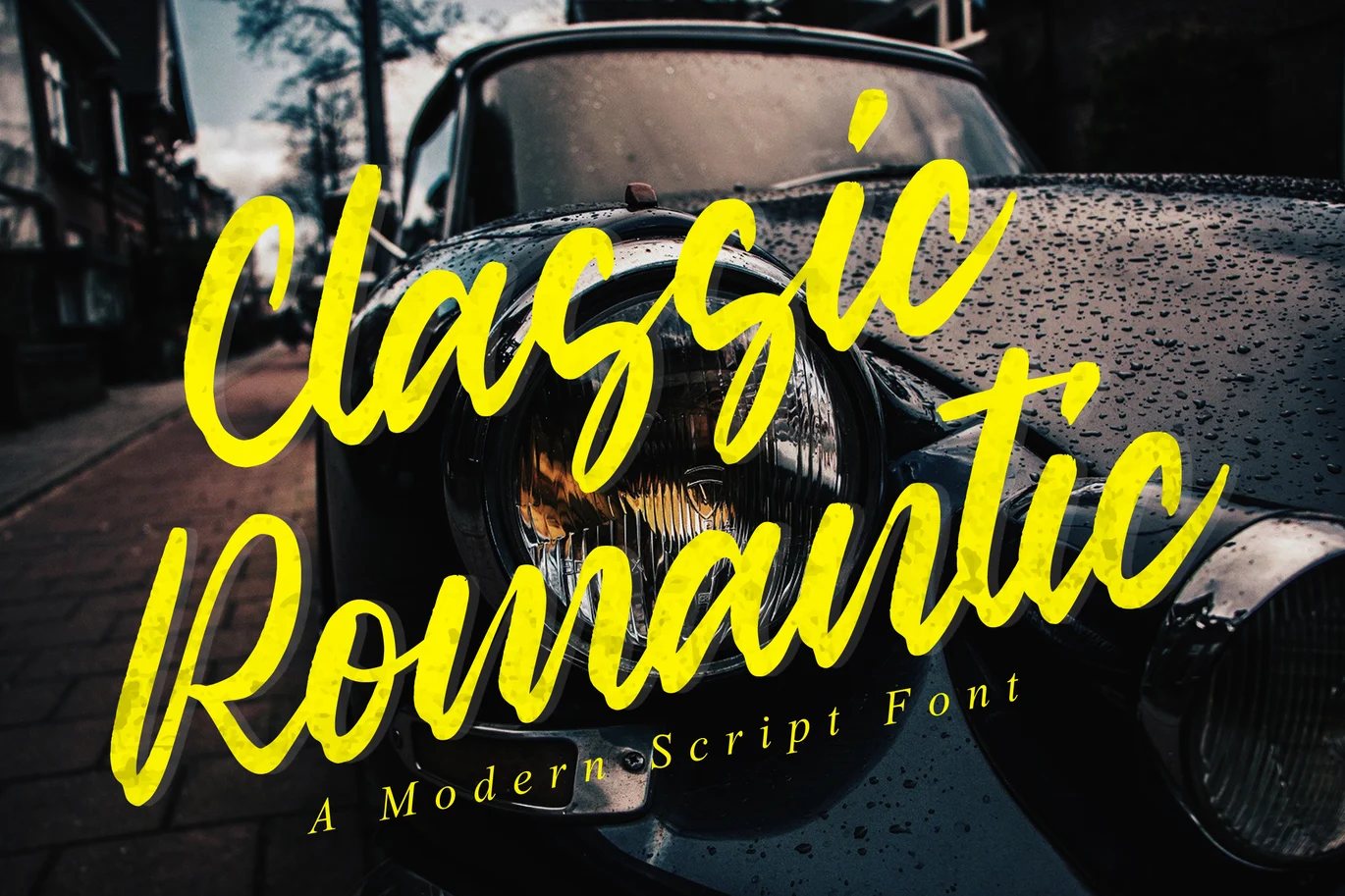 Classic Romantic Font font preview