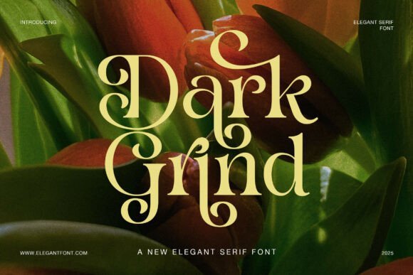 Dark Grind Font font preview