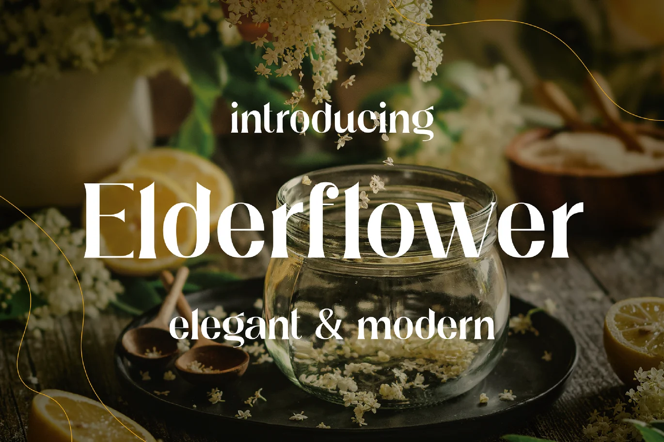 Elderflower – Elegant Typeface Font font preview