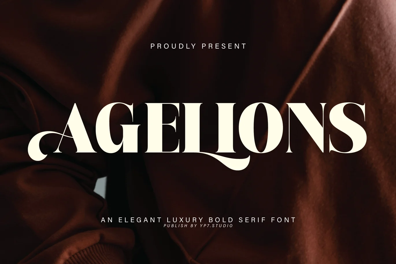 Elegant Luxury Bold Serif Font – Agelions font preview