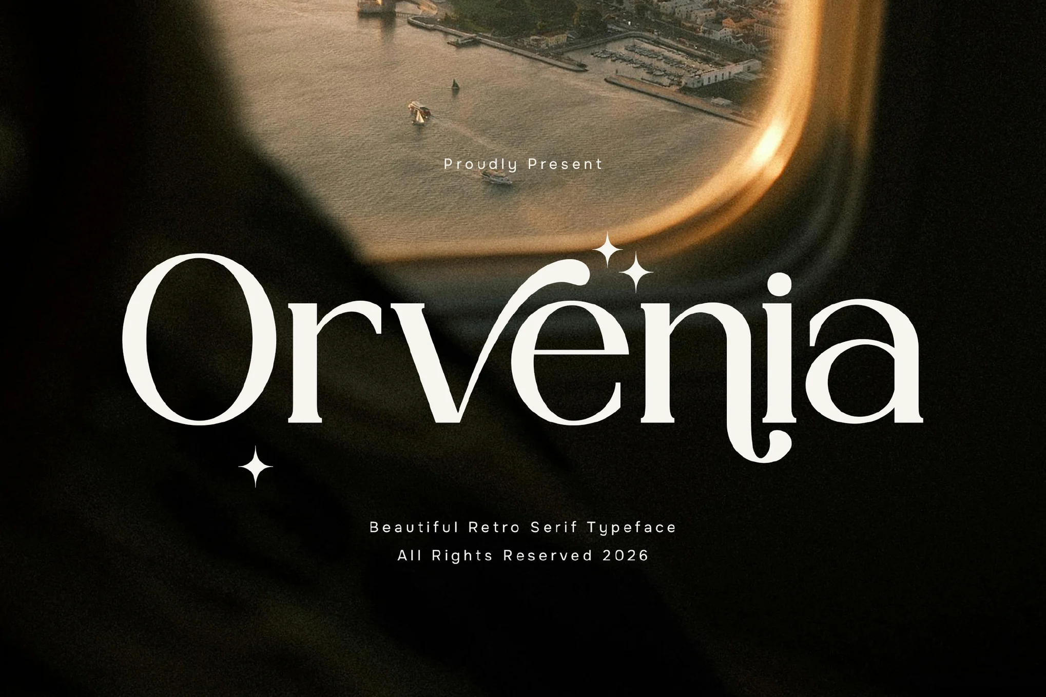 Elegant Retro Serif Font – Orvenia font preview