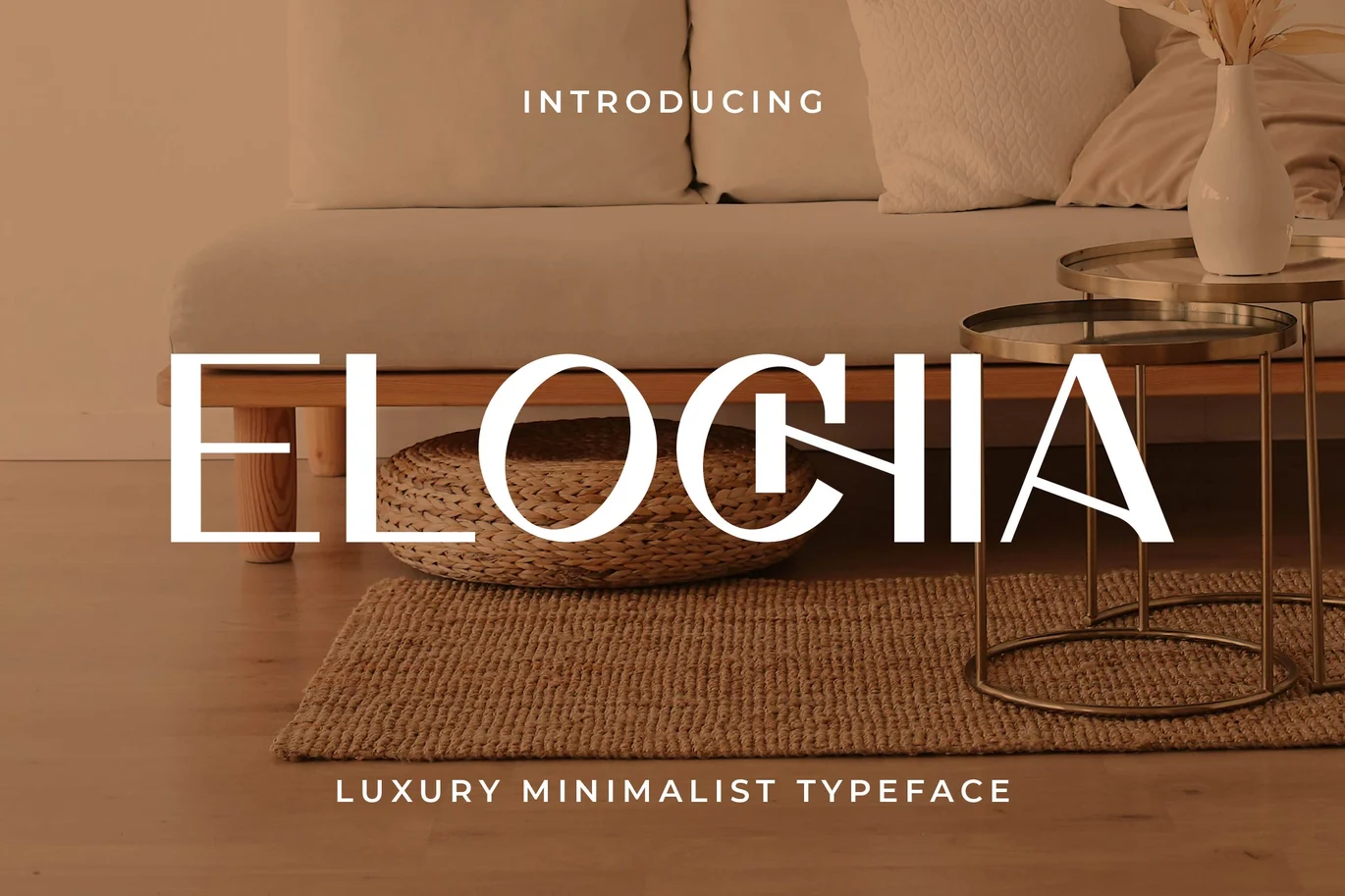 Elochia Luxury Sans Font font preview
