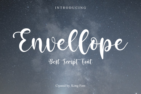 Envellope Font font preview