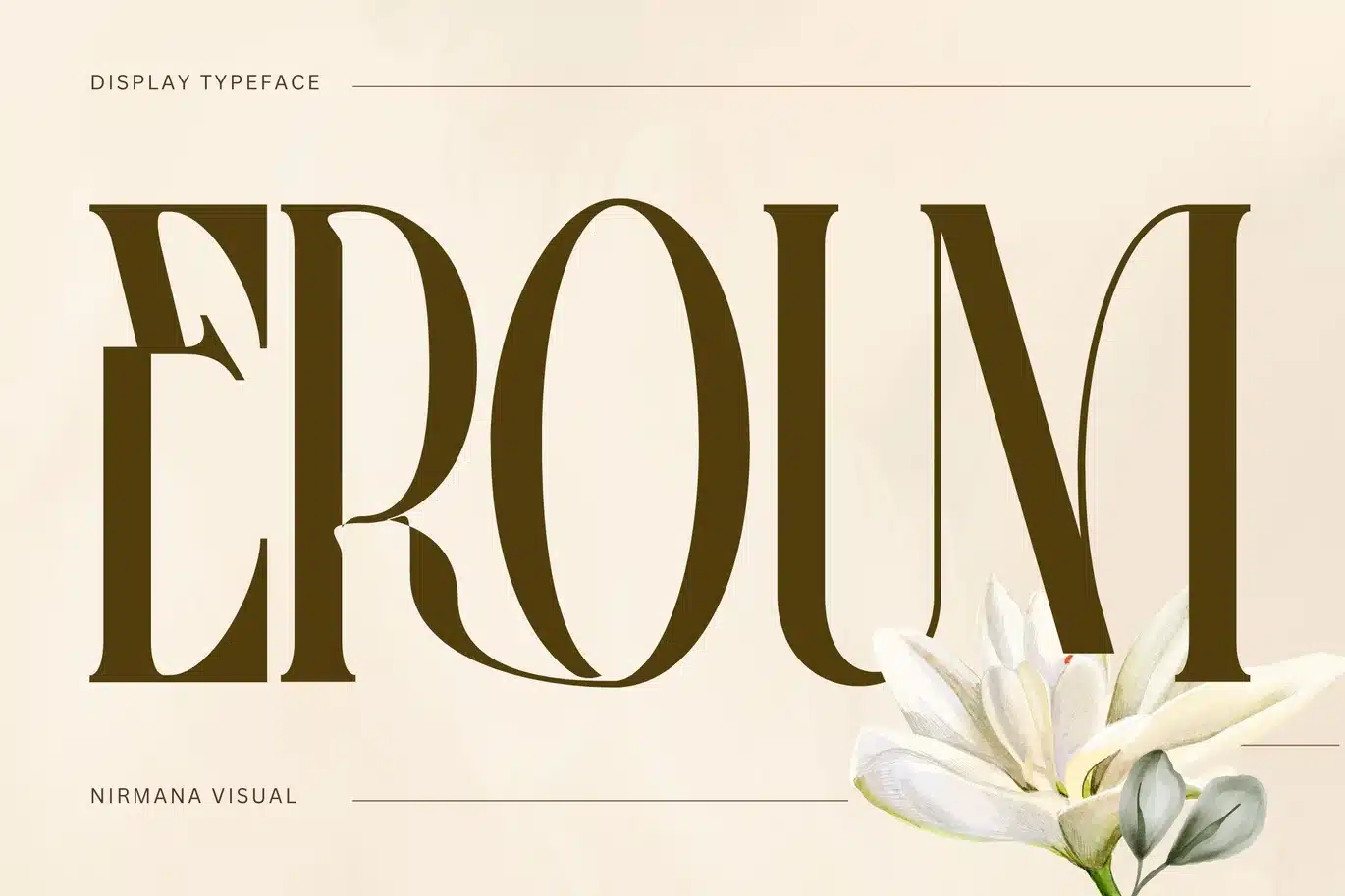 Eroum – Branding Logo Font font preview