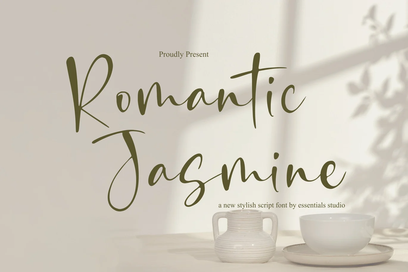 ES Romantic Jasmine Font font preview