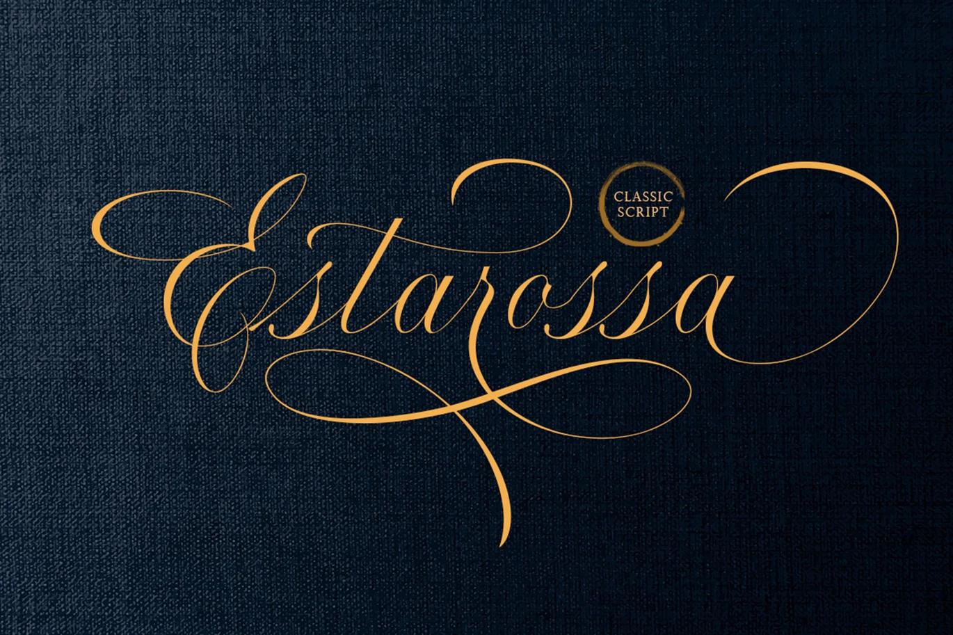Estarossa – Classic Script Font font preview