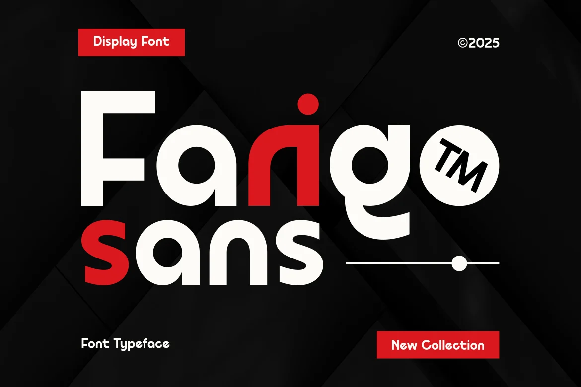 Farigo – Modern Sans Serif Typeface Font font preview