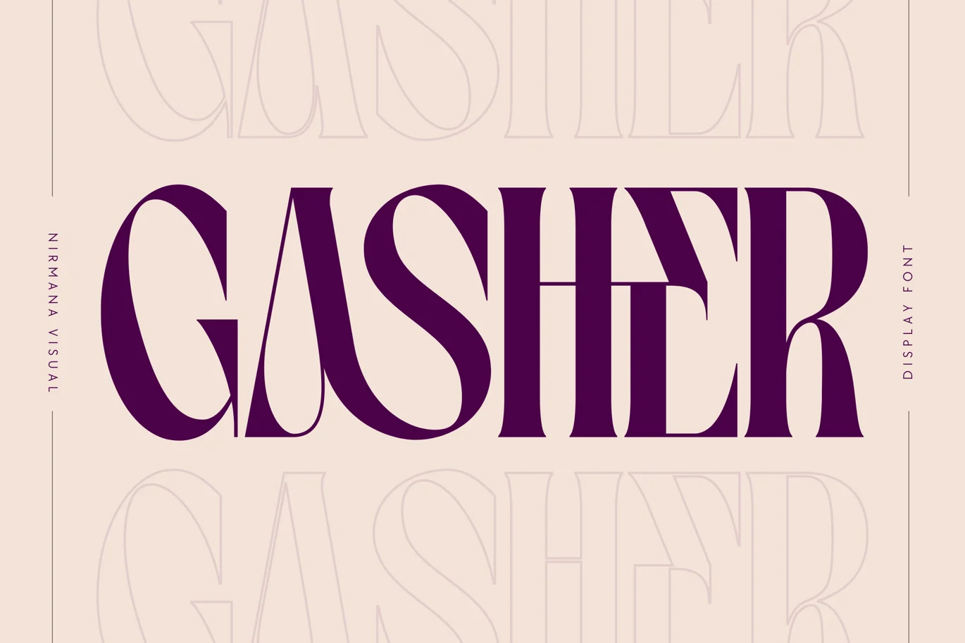 Gasher- Branding Logo Font font preview
