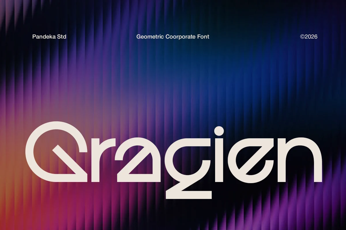 Geometric Corporate Font – Gragien font preview