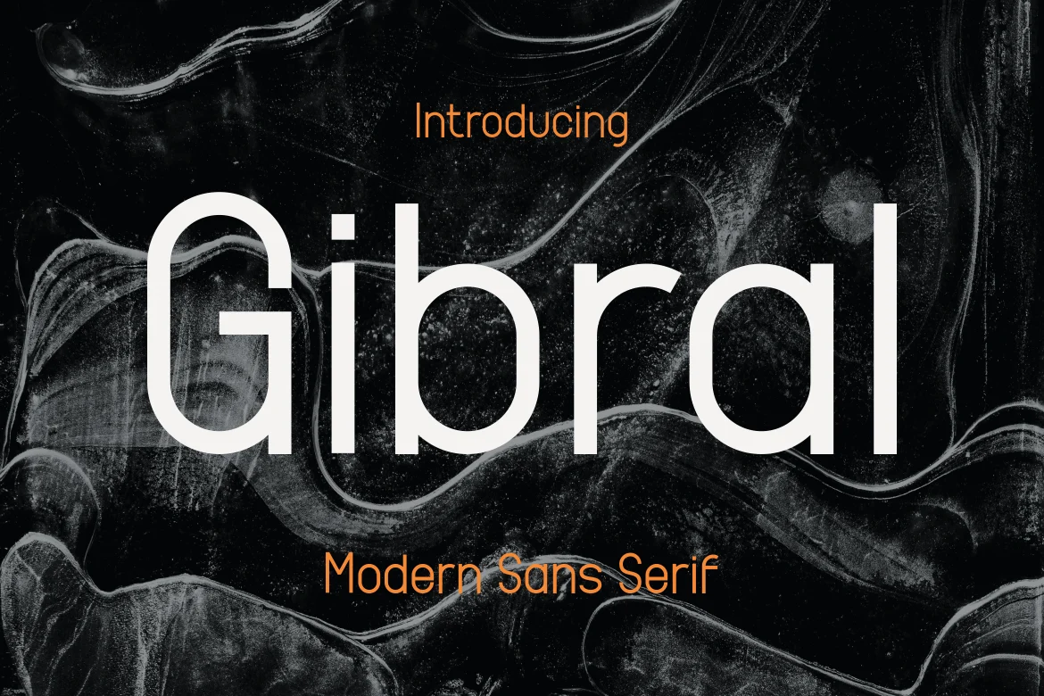 Gibral Font font preview