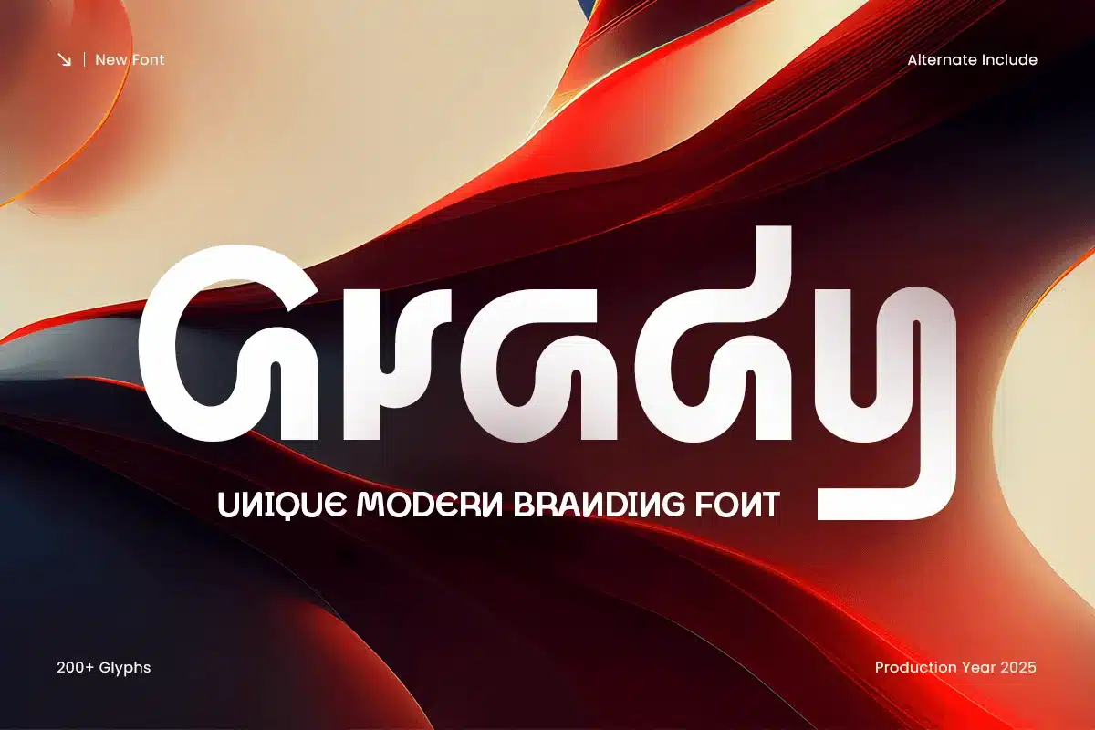 Grady – Unique Modern Branding Font font preview