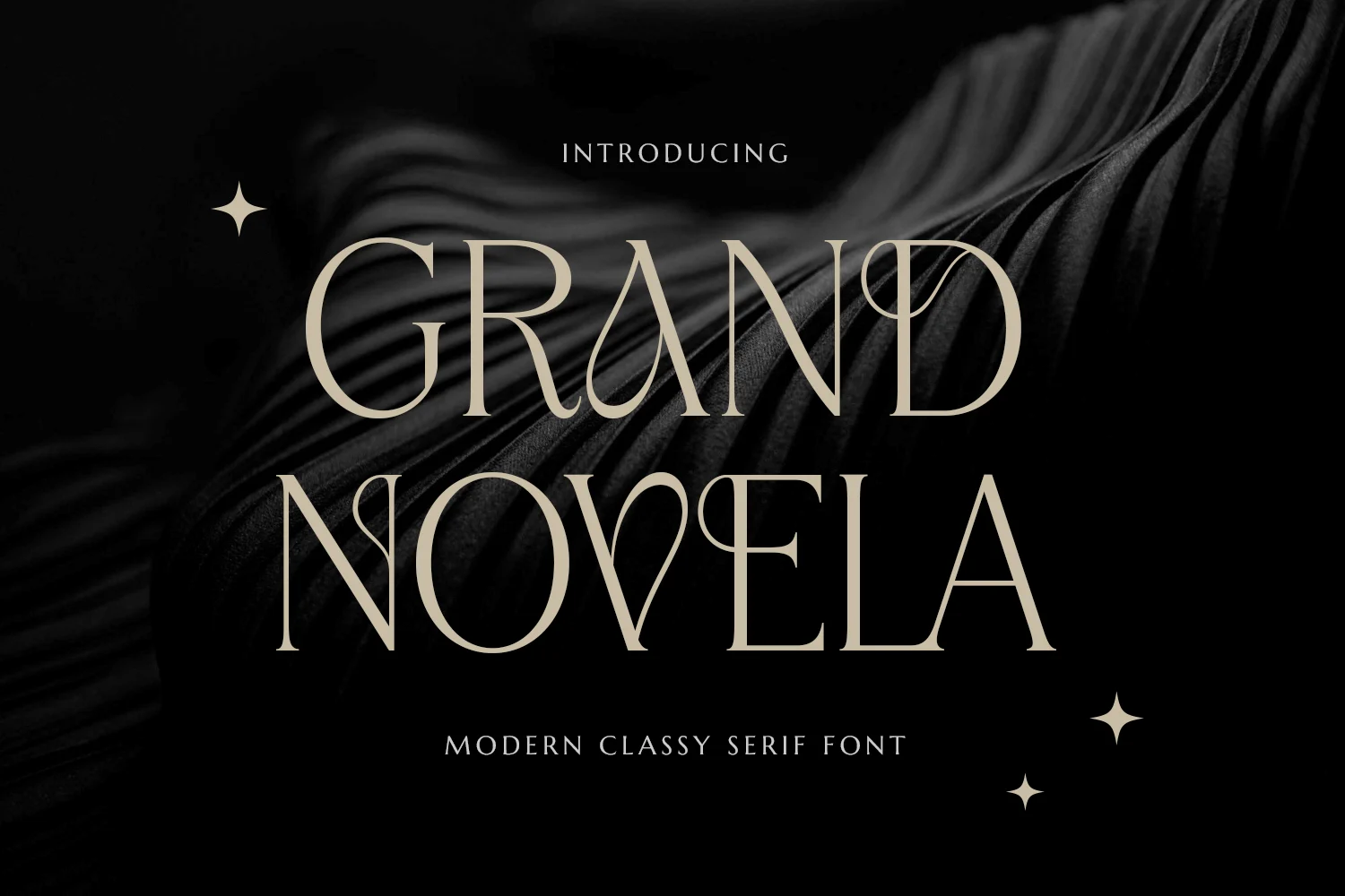 Grand Novela – Luxury Serif Font font preview