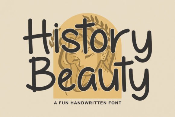 History Beauty Font font preview