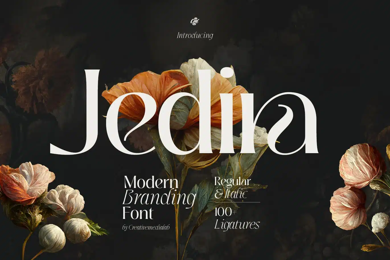 Jedira – Modern Branding Logo font font preview