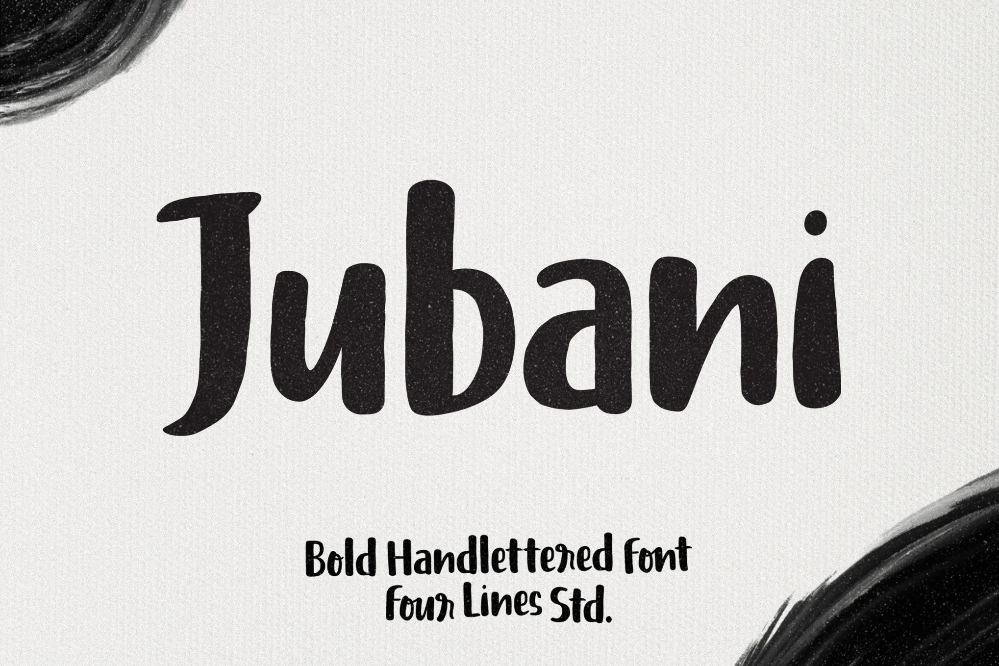 Jubani – Bold Handlettered Font font preview