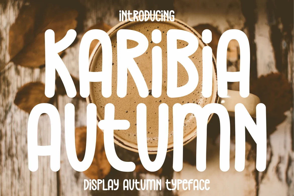 Karibia Autumn Font font preview