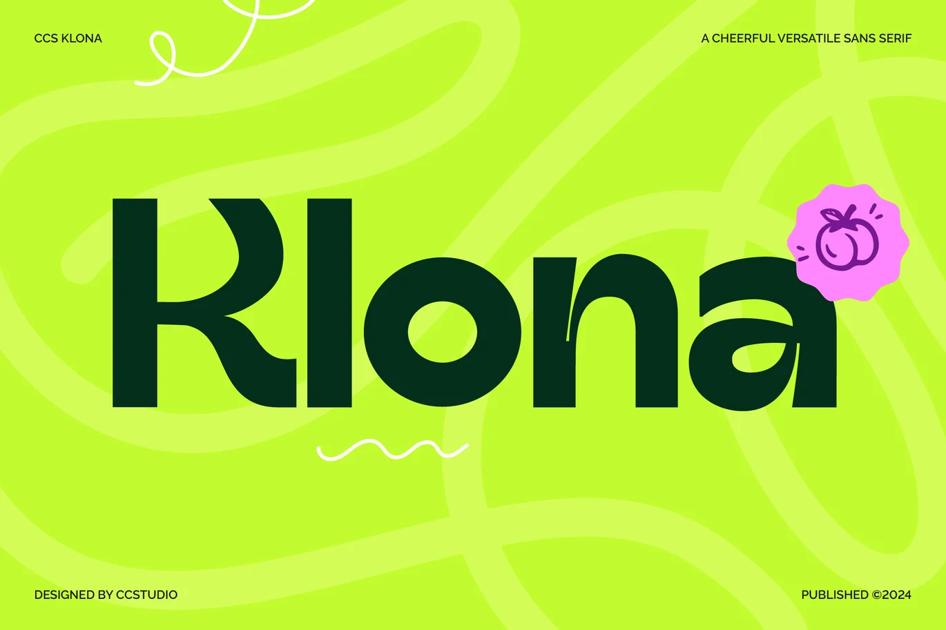 Klona – Fun and Versatile Sans Serif Font font preview