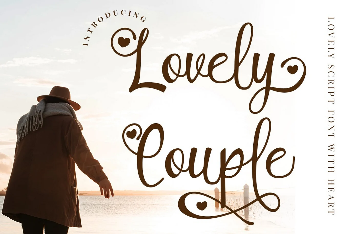 Lovely Couple – Romantic Script Font font preview