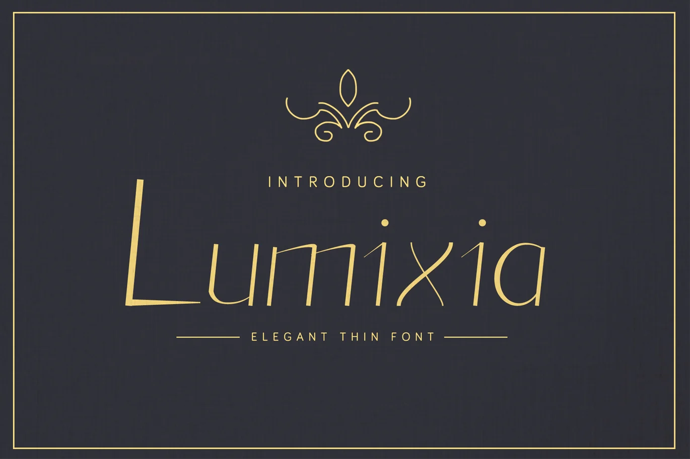 Lumixia – Elegant Font font preview