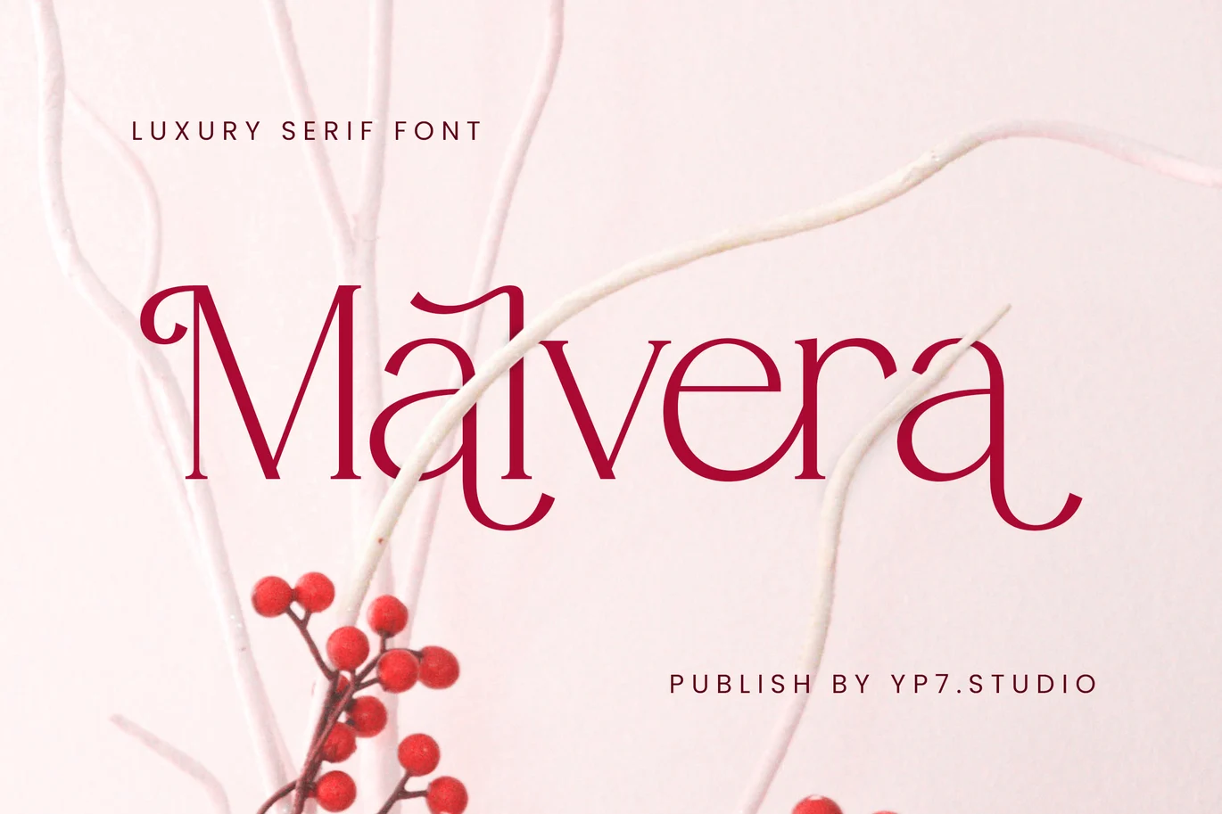 Luxury Serif Font – Malvera font preview