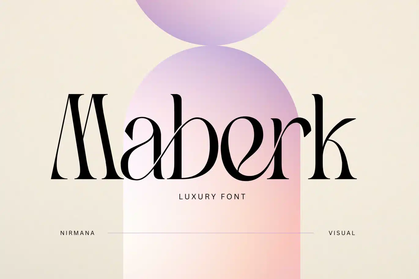 Maberk – Branding Logo Font font preview