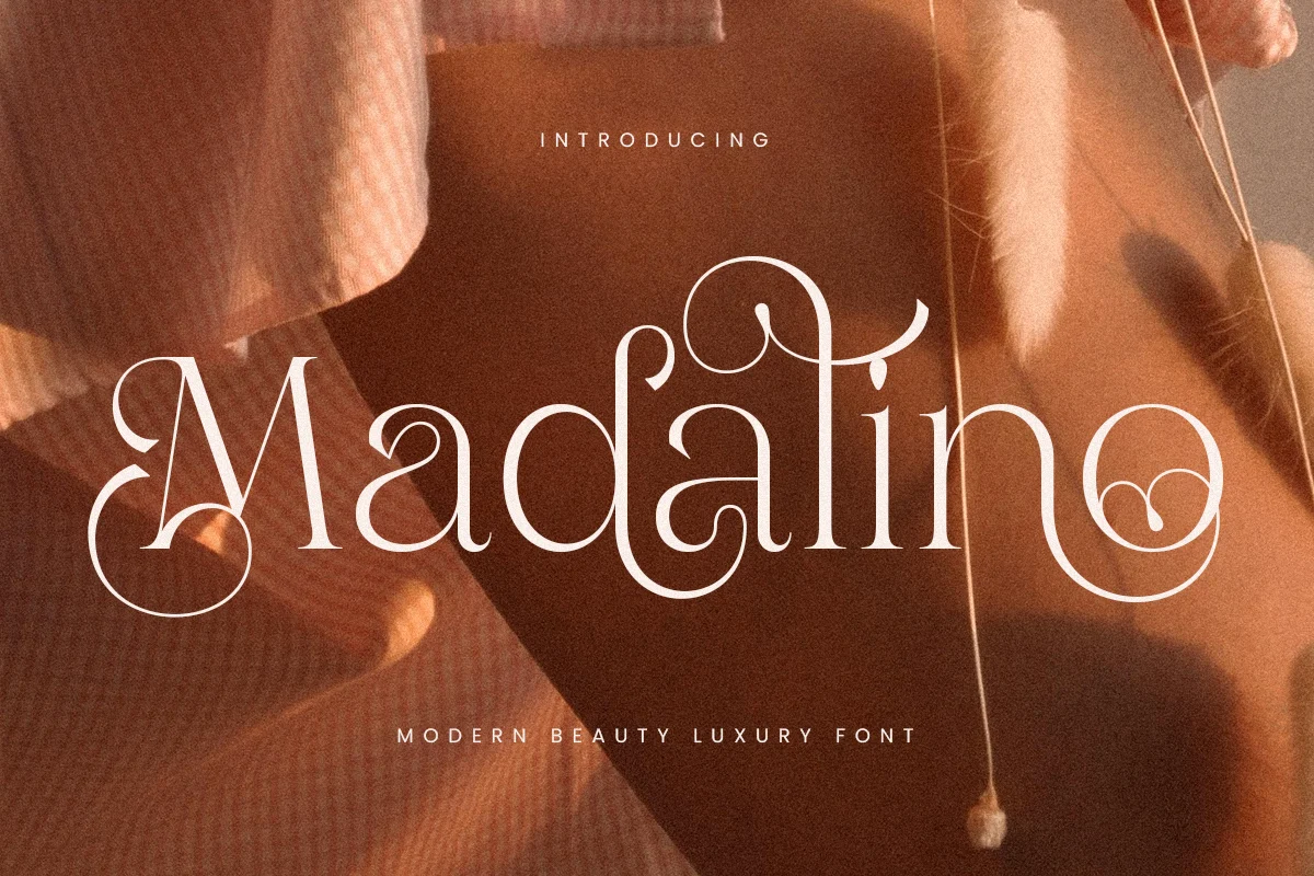 Madalino – Modern Beauty Luxury Font font preview
