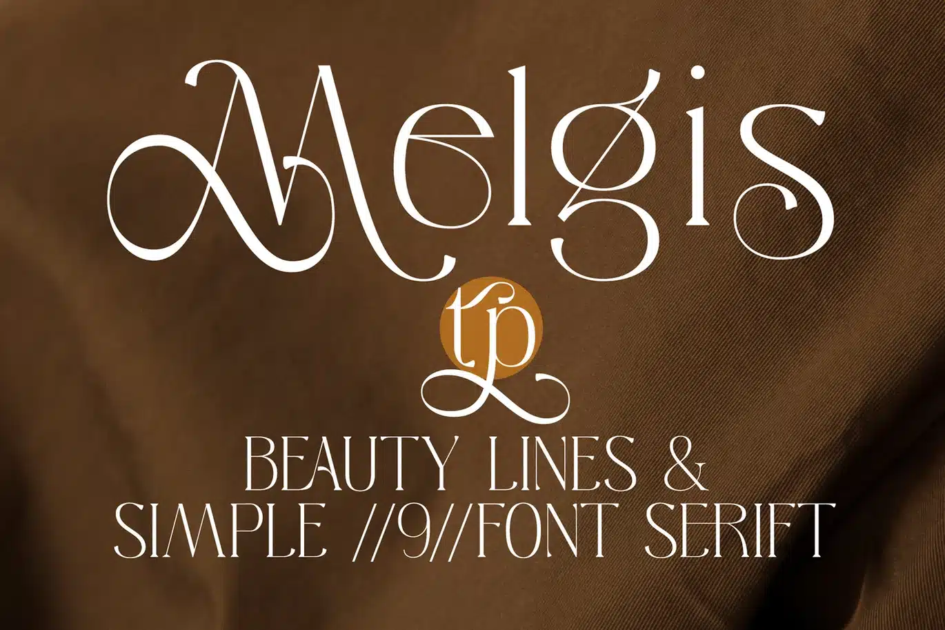 Melgis Tp – Beauty Line Serif Font font preview