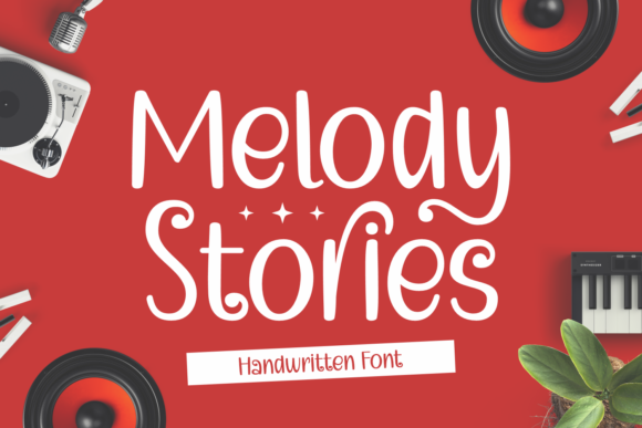 Melody Stories Font font preview