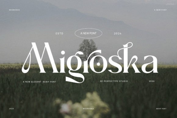 Migroska Font font preview