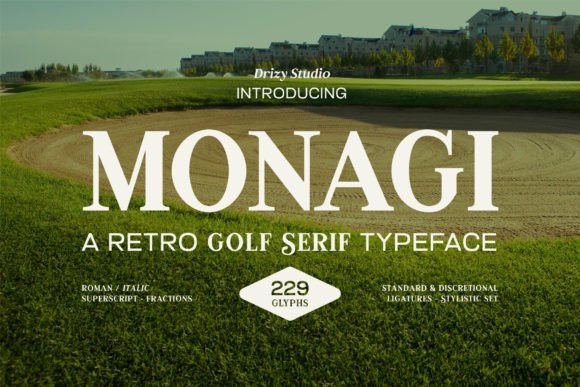 Monagi Font font preview