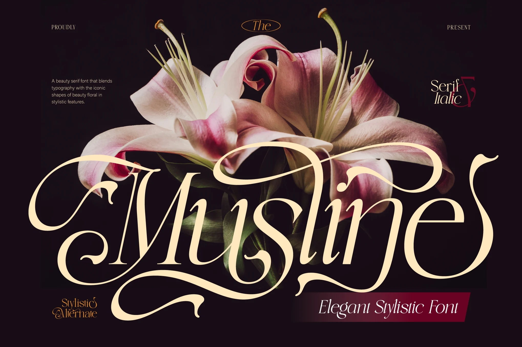 Musline Font font preview
